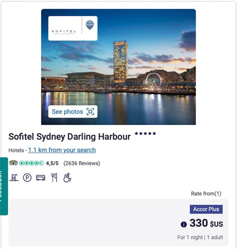 How much is the hotel membership fee for sofitel .